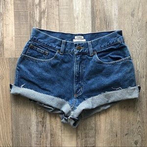 Vintage L.L.Bean High Waisted Denim Shorts